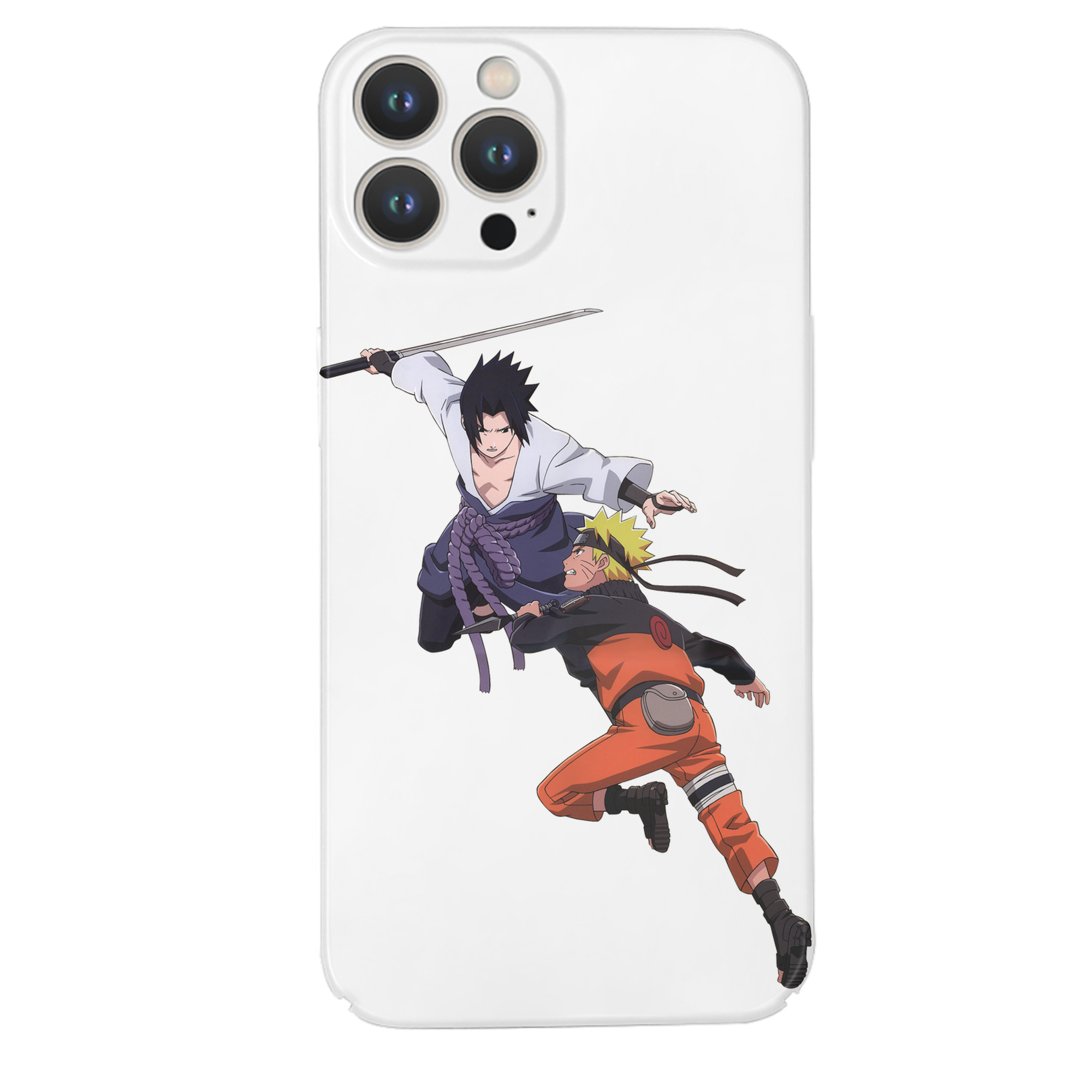 （画像用） NARUTO -ナルト- うちは サスケ Uchiha Sasuke 【iPhone 14シリーズ対応】ハードケース